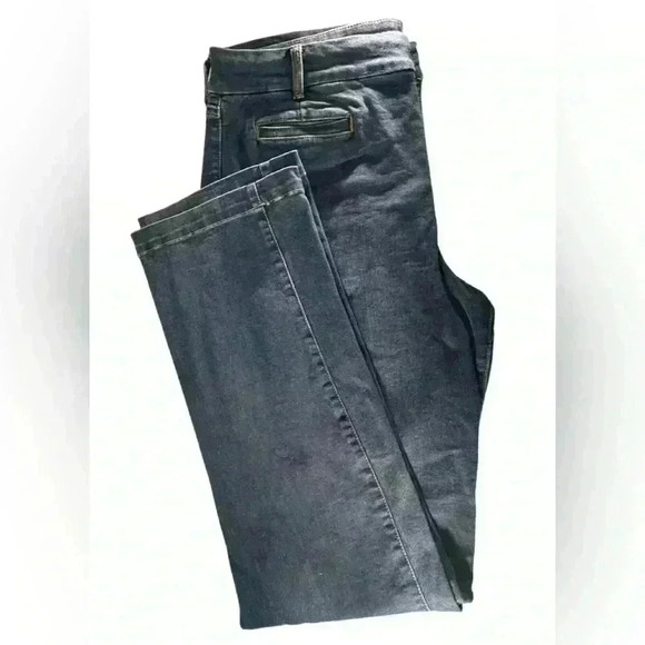 NYDJ Marilyn Straight Jeans Size 14 Medium Wash - Picture 1 of 11